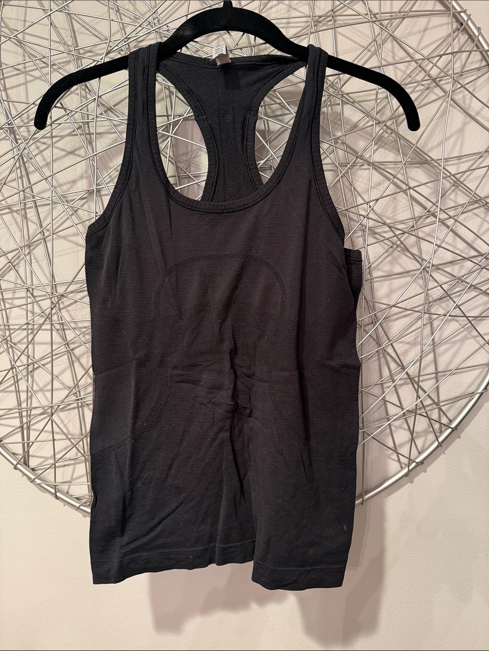 Women’s Black Racerback Tank Top - Classic Performance Layering size 6